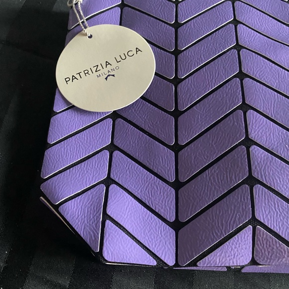 Patrizia Luca chevron Tiled convertible bags, nwt - Picture 5 of 6